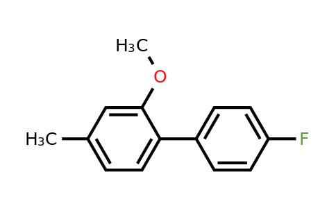 1214364-57-4 | 4'-Fluoro-2-methoxy-4-methylbiphenyl