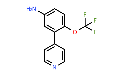 1214364-89-2 | 3-(Pyridin-4-yl)-4-(trifluoromethoxy)benzenamine