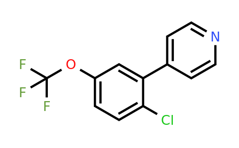 1214365-57-7 | 4-(2-Chloro-5-(trifluoromethoxy)phenyl)pyridine