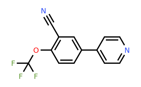 1214368-07-6 | 5-(Pyridin-4-yl)-2-(trifluoromethoxy)benzonitrile
