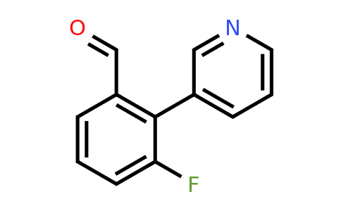 1214370-57-6 | 3-Fluoro-2-(pyridin-3-yl)benzaldehyde