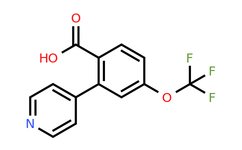 1214371-50-2 | 2-(Pyridin-4-yl)-4-(trifluoromethoxy)benzoic acid