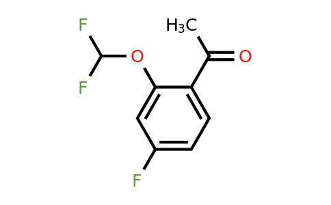 1214372-36-7 | 2'-Difluoromethoxy-4'-fluoroacetophenone