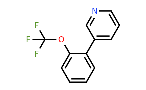 1214372-37-8 | 3-(2-(Trifluoromethoxy)phenyl)pyridine