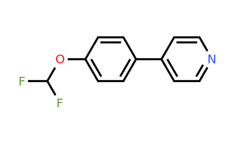 1214376-22-3 | 4-(4-(Difluoromethoxy)phenyl)pyridine