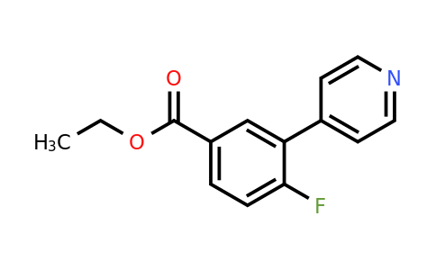 1214376-57-4 | Ethyl 4-fluoro-3-(pyridin-4-yl)benzoate