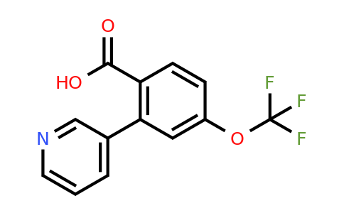 1214378-92-3 | 2-(Pyridin-3-yl)-4-(trifluoromethoxy)benzoic acid