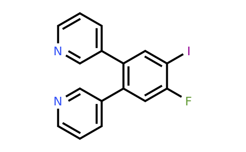 1214379-00-6 | 3-(5-Fluoro-4-iodo-2-(pyridin-3-yl)phenyl)pyridine