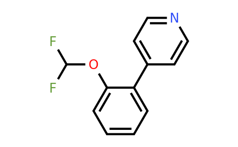 1214379-47-1 | 4-(2-(Difluoromethoxy)phenyl)pyridine