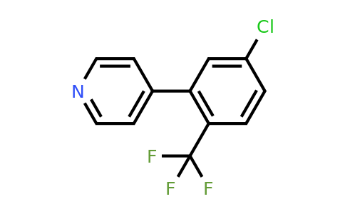 1214379-49-3 | 4-(5-Chloro-2-(trifluoromethyl)phenyl)pyridine