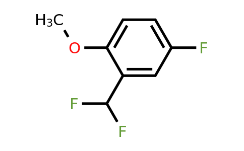 1214379-81-3 | 2-(Difluoromethyl)-4-fluoroanisole