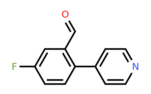 1214380-08-1 | 5-Fluoro-2-(pyridin-4-yl)benzaldehyde