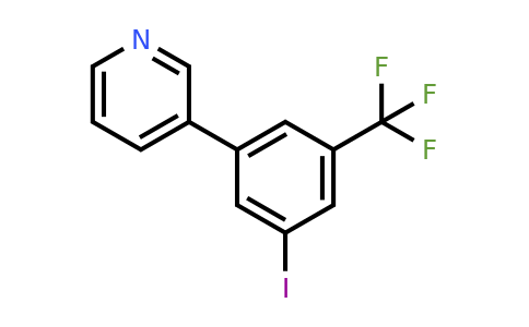 1214380-51-4 | 3-(3-Iodo-5-(trifluoromethyl)phenyl)pyridine