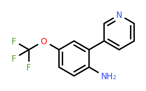 1214382-61-2 | 2-(Pyridin-3-yl)-4-(trifluoromethoxy)benzenamine