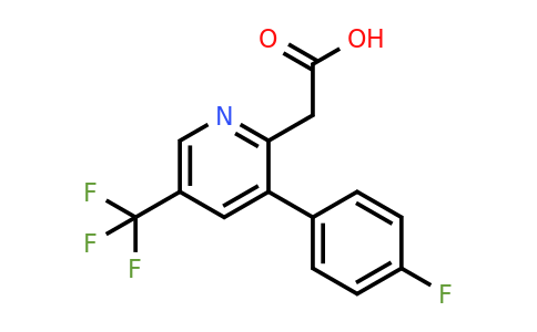 1214385-36-0 | 2-(3-(4-Fluorophenyl)-5-(trifluoromethyl)pyridin-2-yl)acetic acid