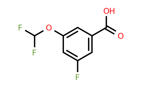 1214386-42-1 | 5-Difluoromethoxy-3-fluorobenzoic acid