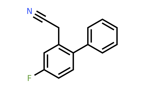 1214387-29-7 | 4-Fluorobiphenyl-2-acetonitrile