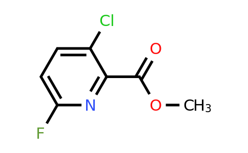 1214387-38-8 | Methyl 3-chloro-6-fluoro-2-pyridinecarboxylate