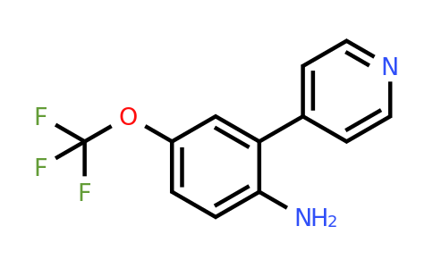 1214387-77-5 | 2-(Pyridin-4-yl)-4-(trifluoromethoxy)benzenamine