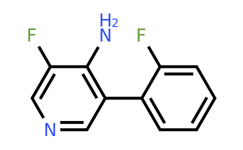 3-Fluoro-5-(2-fluorophenyl)pyridin-4-amine