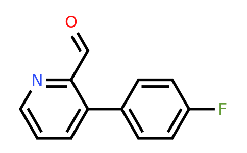 1214388-24-5 | 3-(4-Fluorophenyl)picolinaldehyde