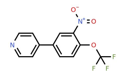 1214389-04-4 | 4-(3-Nitro-4-(trifluoromethoxy)phenyl)pyridine