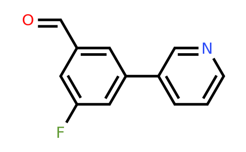 1214389-06-6 | 3-Fluoro-5-(pyridin-3-yl)benzaldehyde