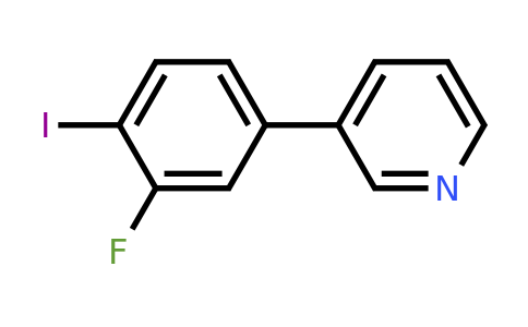 1214389-75-9 | 3-(3-Fluoro-4-iodophenyl)pyridine