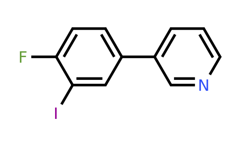 1214389-79-3 | 3-(4-Fluoro-3-iodophenyl)pyridine