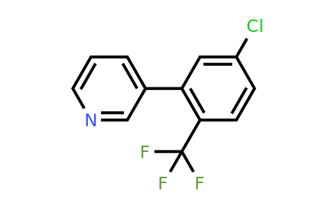1214390-73-4 | 3-(5-Chloro-2-(trifluoromethyl)phenyl)pyridine