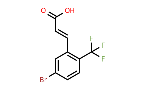 1214791-64-6 | 5-Bromo-2-(trifluoromethyl)cinnamic acid