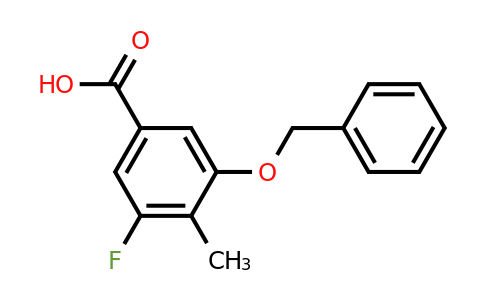 1215030-99-1 | 3-(Benzyloxy)-5-fluoro-4-methylbenzoic acid