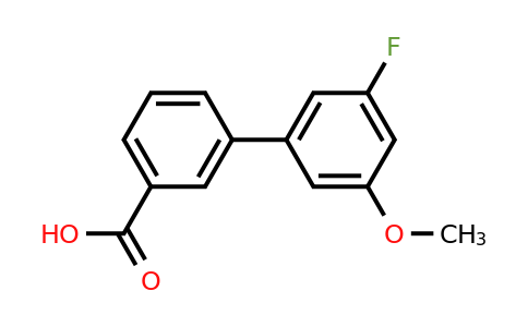 1215205-10-9 | 3'-Fluoro-5'-methoxy-[1,1'-biphenyl]-3-carboxylic acid