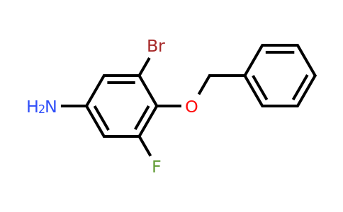 1215206-01-1 | 4-(Benzyloxy)-3-bromo-5-fluoroaniline