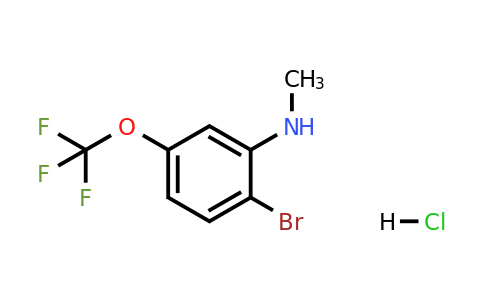 1215206-76-0 | 2-Bromo-N-methyl-5-(trifluoromethoxy)aniline hydrochloride