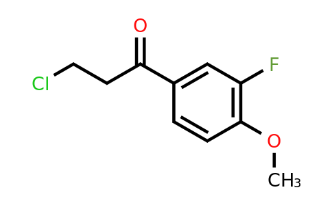 1216069-80-5 | 3-Chloro-3'-fluoro-4'-methoxypropiophenone