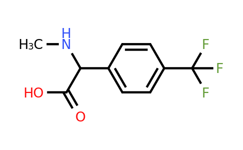 1218674-95-3 | 2-(Methylamino)-2-(4-(trifluoromethyl)phenyl)acetic acid