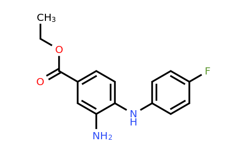 1219960-30-1 | Ethyl 3-amino-4-((4-fluorophenyl)amino)benzoate