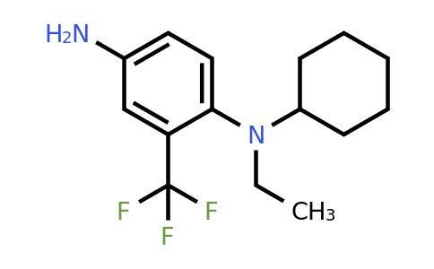 1220016-64-7 | N1-Cyclohexyl-N1-ethyl-2-(trifluoromethyl)benzene-1,4-diamine