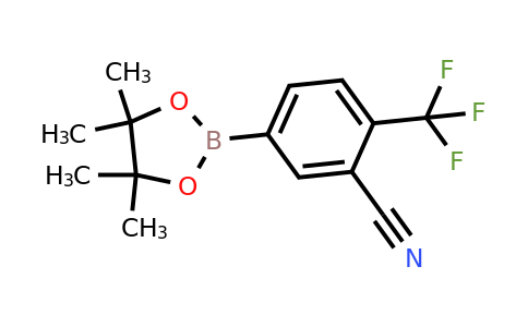 1220219-14-6 | 5-(4,4,5,5-Tetramethyl-1,3,2-dioxaborolan-2-yl)-2-(trifluoromethyl)benzonitrile