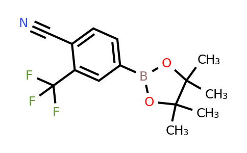 1220219-16-8 | 4-(4,4,5,5-Tetramethyl-1,3,2-dioxaborolan-2-yl)-2-(trifluoromethyl)benzonitrile
