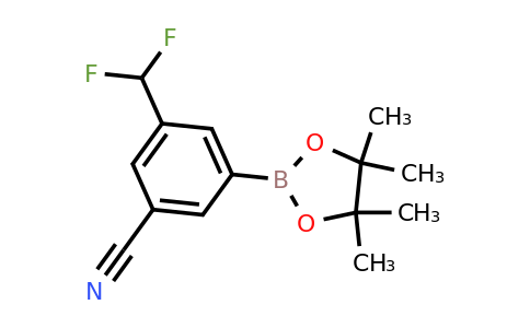 1220696-59-2 | 3-(Difluoromethyl)-5-(4,4,5,5-tetramethyl-1,3,2-dioxaborolan-2-yl)benzonitrile