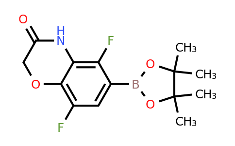 1221502-87-9 | 5,8-Difluoro-6-(4,4,5,5-tetramethyl-1,3,2-dioxaborolan-2-yl)-2h-benzo[b][1,4]oxazin-3(4h)-one