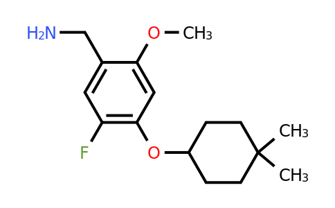 1224048-15-0 | (4-((4,4-Dimethylcyclohexyl)oxy)-5-fluoro-2-methoxyphenyl)methanamine