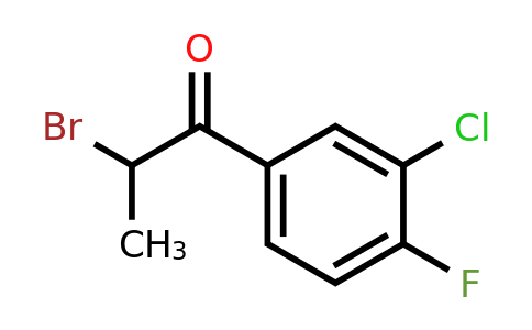 1225340-00-0 | 2-Bromo-3'-chloro-4'-fluoropropiophenone