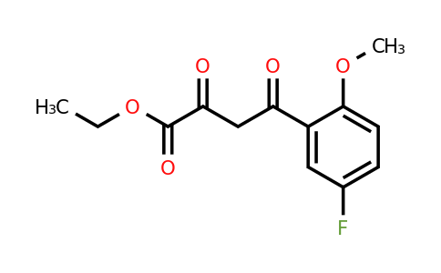 1225574-45-7 | Ethyl 4-(5-fluoro-2-methoxyphenyl)-2,4-dioxobutanoate