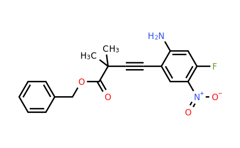 1225589-66-1 | Benzyl 4-(2-amino-4-fluoro-5-nitrophenyl)-2,2-dimethylbut-3-ynoate