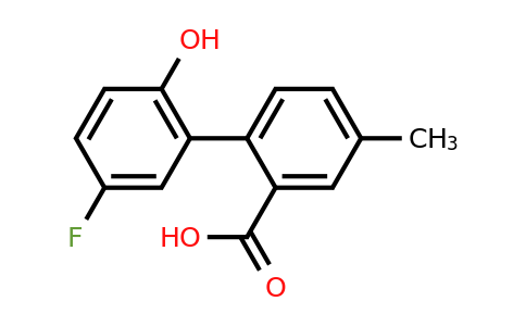 1225741-37-6 | 2-(5-Fluoro-2-hydroxyphenyl)-5-methylbenzoic acid