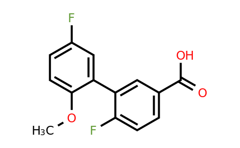 1225744-45-5 | 4-Fluoro-3-(5-fluoro-2-methoxyphenyl)benzoic acid