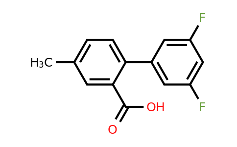 1225835-62-0 | 2-(3,5-Difluorophenyl)-5-methylbenzoic acid